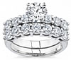 Platinum Matching Diamond Engagement Set